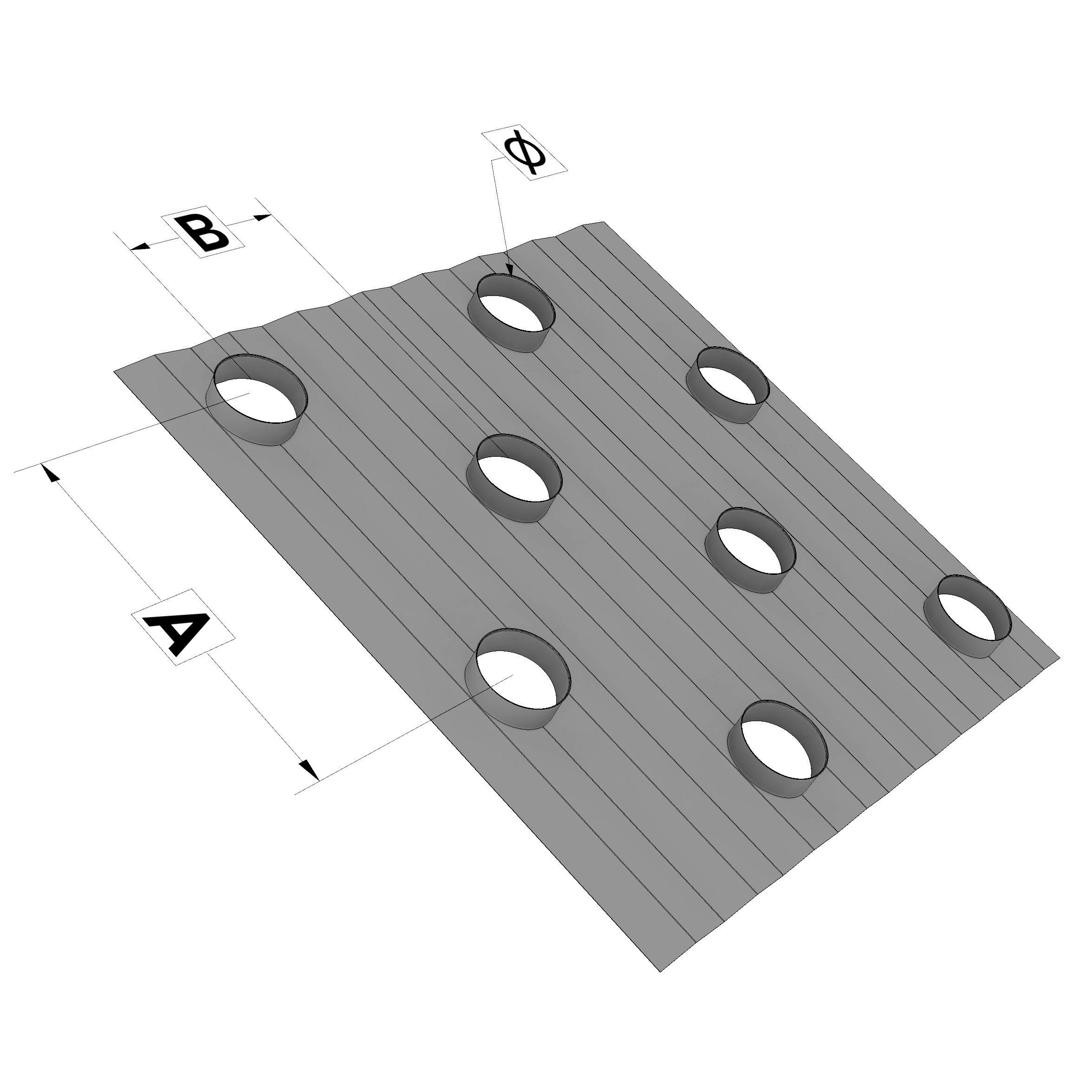 Schema tubi triangolare